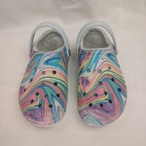 SOLD! Crocs "Tie Dye" Clogs Size 3